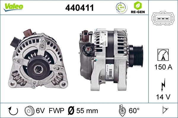Купити 440411 VALEO Генератор