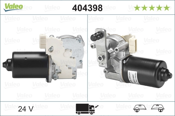Мотор двірника VALEO 404398 ціна, від 54.37 USD