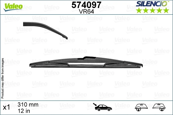 Задня щітка 574097 VALEO