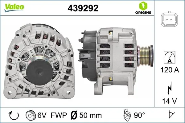 Купити 439292 VALEO Генератор