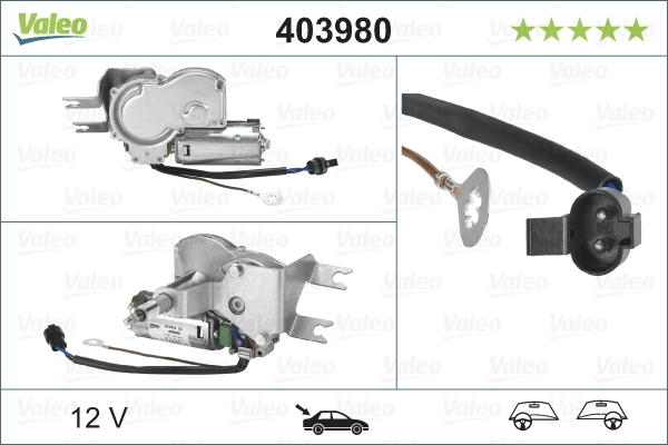 Купити 1273013 General Motors Двигун склоочисника заднього скла