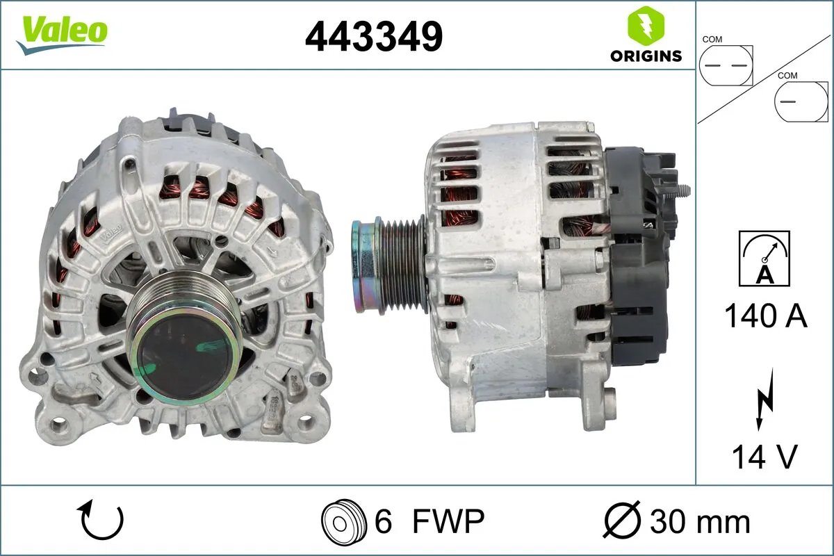 Купити Генератор Volkswagen Jetta VII BU3, BU4