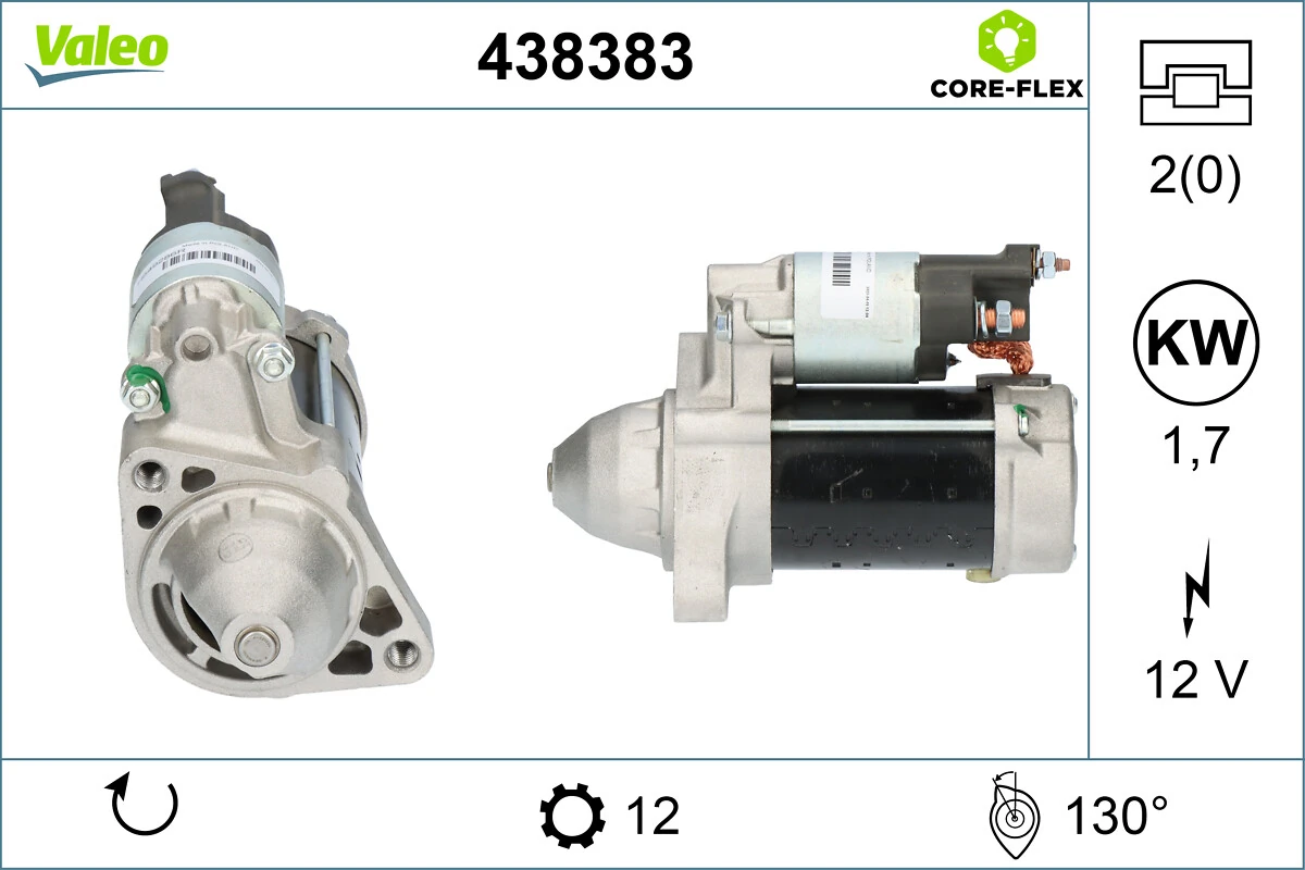 Купити 438383 VALEO Стартер