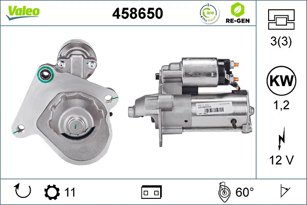 Купити 458650 VALEO Стартер