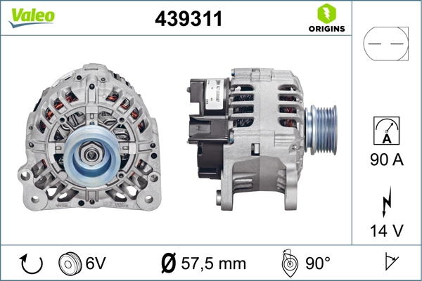 Купити 439311 VALEO Генератор