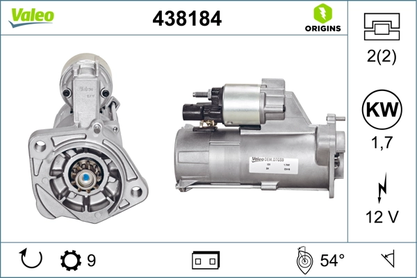 Купити 438184 VALEO Стартер