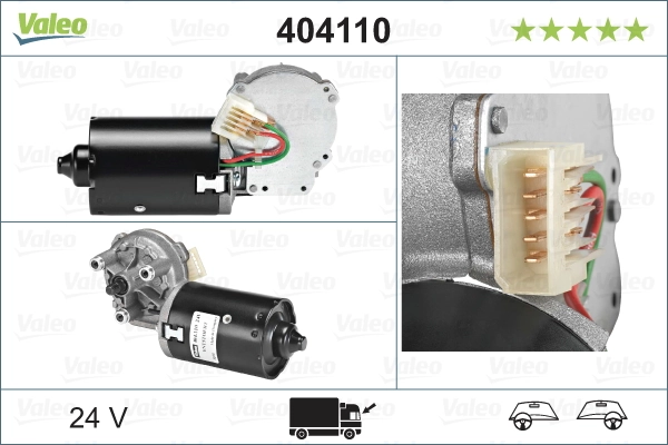 Мотор двірника VALEO 404110 ціна, від 211.58 USD
