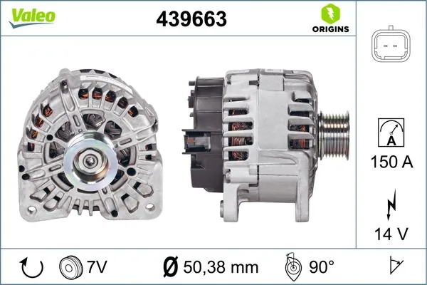 Купити 439663 VALEO Генератор