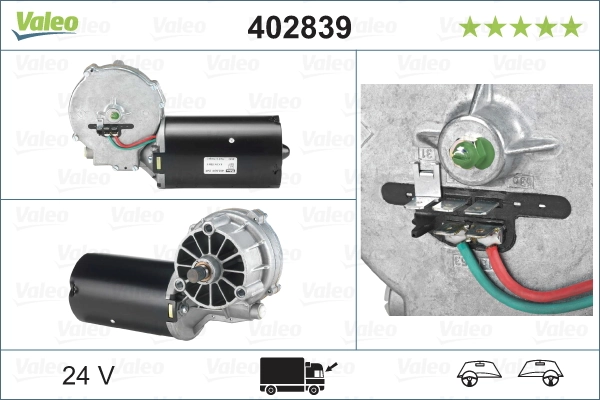 Купити 402839 VALEO Мотор двірника