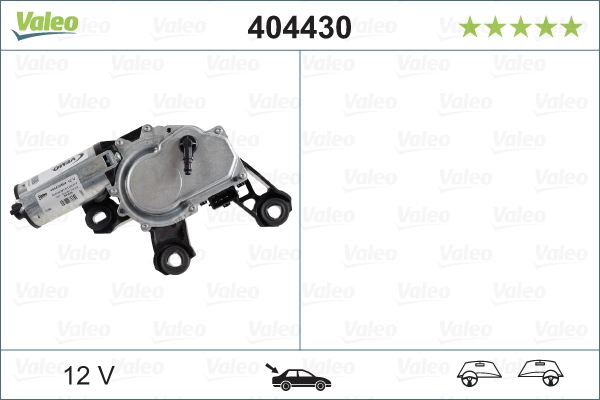 Купити 404430 VALEO Двигун склоочисника заднього скла