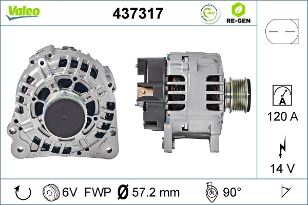 Купити 437317 VALEO Генератор