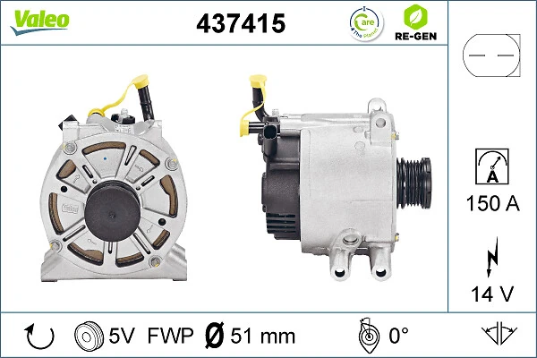 Купити 437415 VALEO Генератор