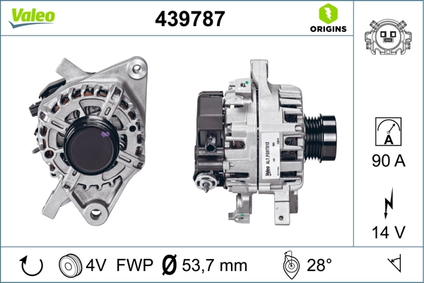 Купити 439787 VALEO Генератор