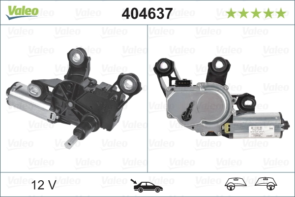 Склоочисник дверей задка VALEO 404637 ціна, від 64.58 USD