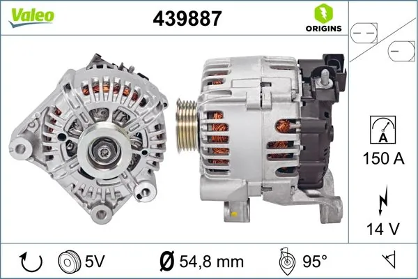 Купити 439887 VALEO Генератор