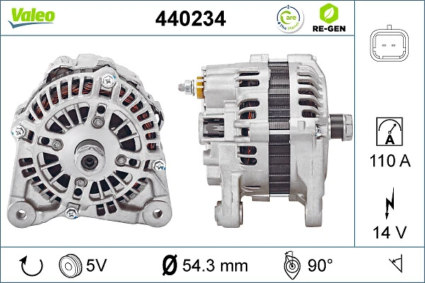 Купити 440234 VALEO Генератор