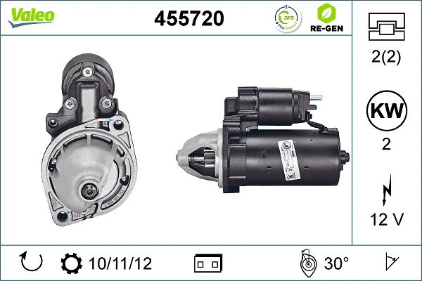 Купити 455720 VALEO Стартер