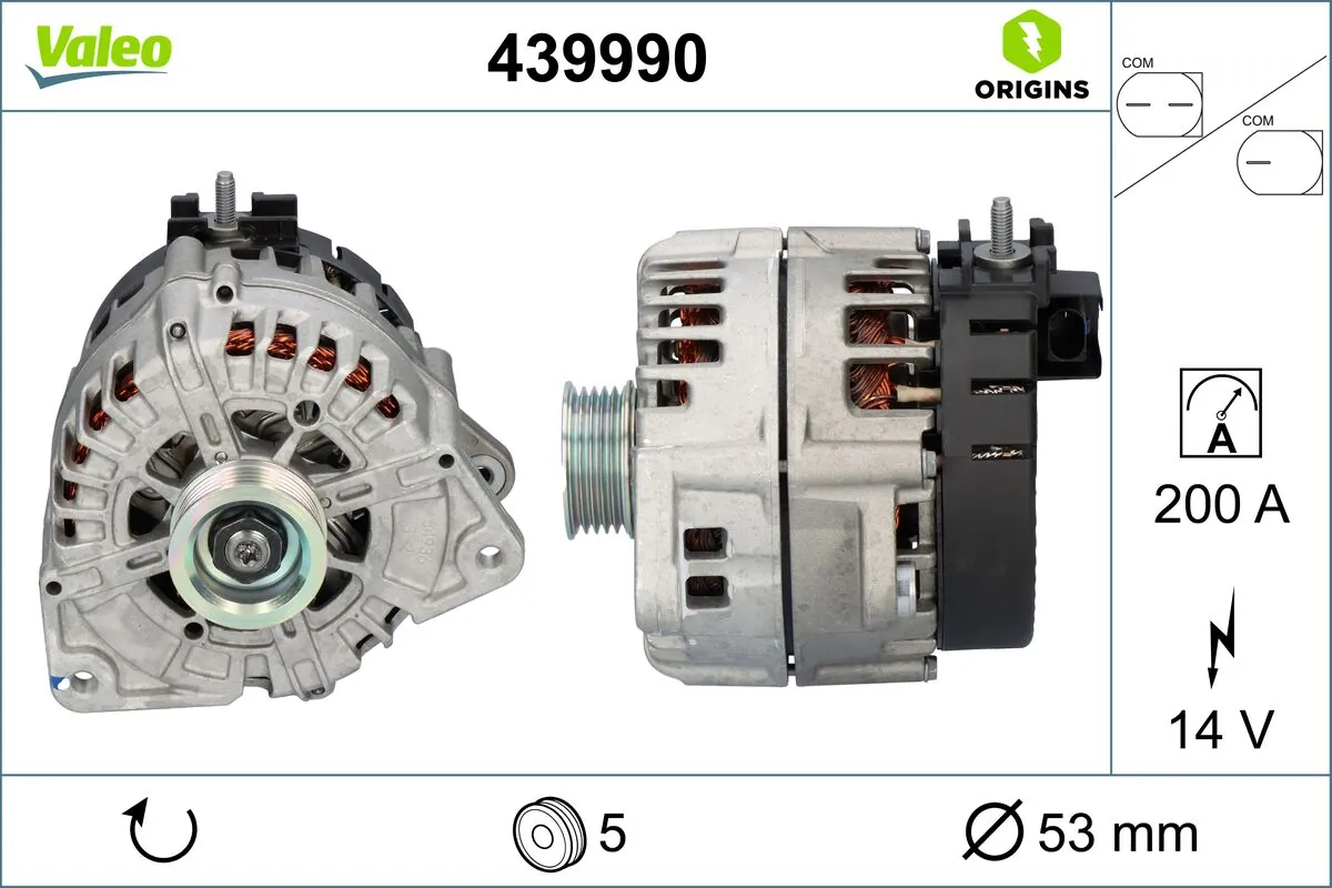 Купити 439990 VALEO Генератор