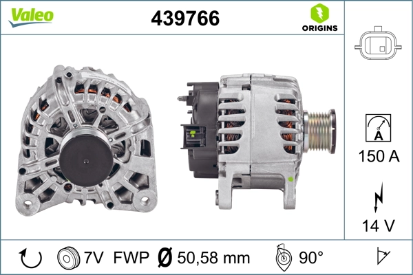 Купити 439766 VALEO Генератор