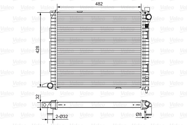 Купити PCC000101 Britpart Радіатор двигуна