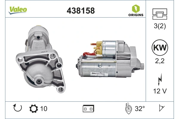 Стартер двигуна на Renault Master II CD, HD, U0D