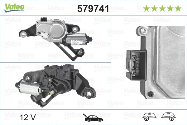 Задній механізм склоочисника VALEO 579741