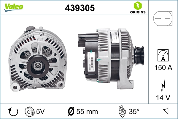 Купити 439305 VALEO Генератор