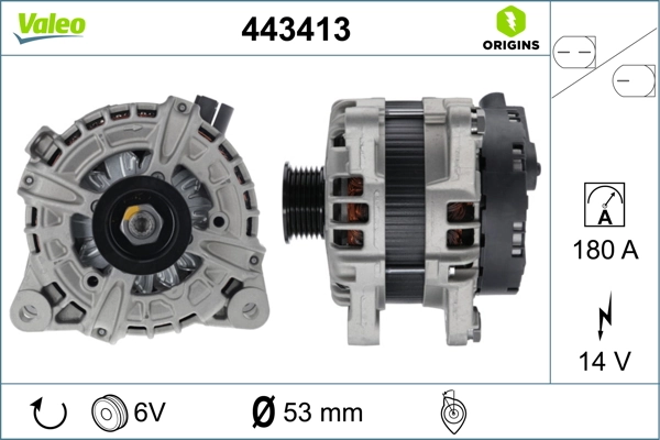 Купити 443413 VALEO Генератор