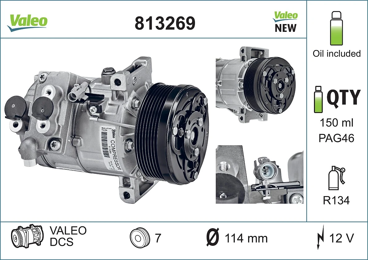 813269 VALEO Компресор холодоагенту