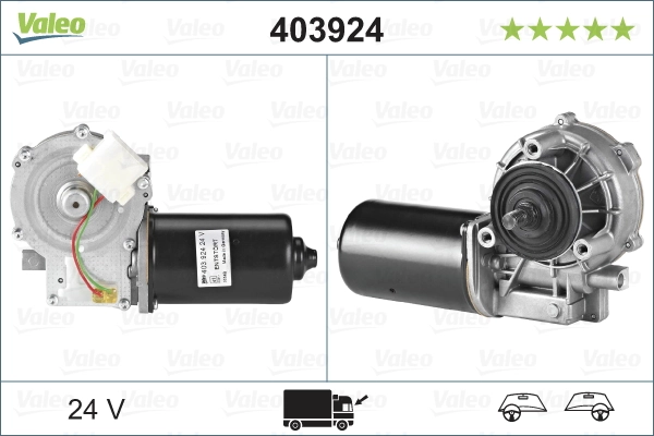 Мотор двірника VALEO 403924 ціна, від 72.66 USD