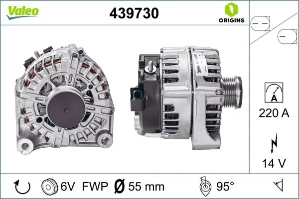 Купити 439730 VALEO Генератор