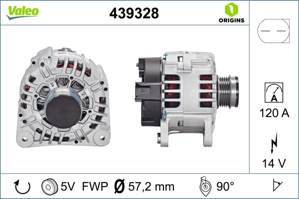 Купити 439328 VALEO Генератор
