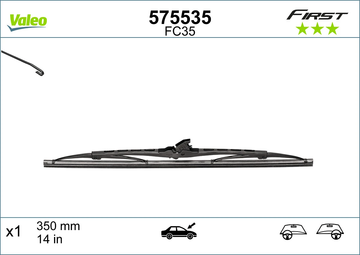 Купити 575535 VALEO Щітка задня