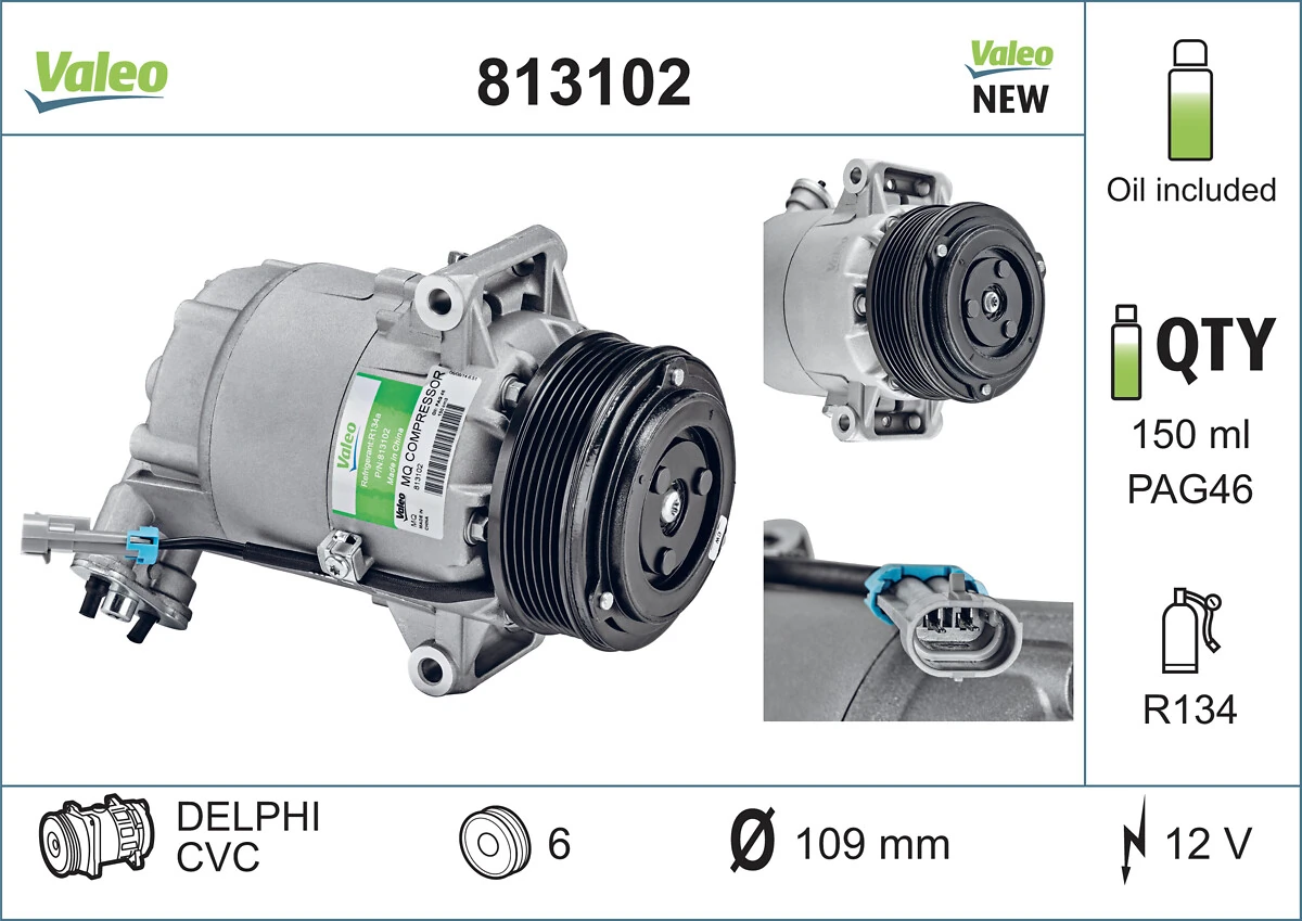 813102 VALEO Компресор холодоагенту