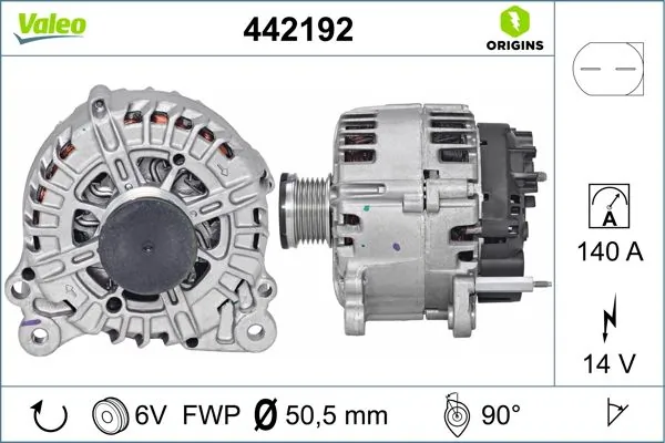 Купити 442192 VALEO Генератор
