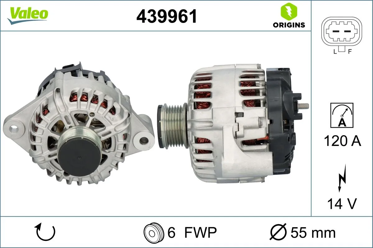 Купити 439961 VALEO Генератор