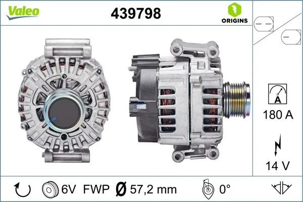 Купити 439798 VALEO Генератор