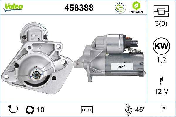 Купити 458388 VALEO Стартер