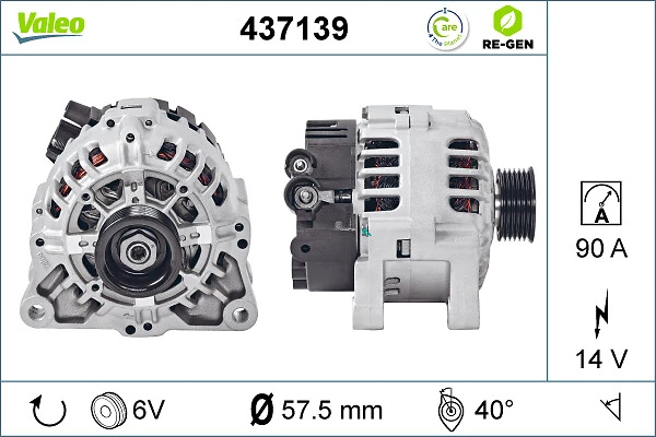 Купити 437139 VALEO Генератор