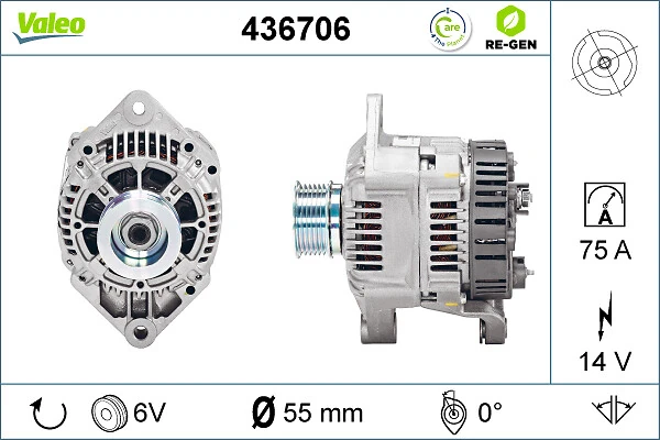 Купити 436706 VALEO Генератор