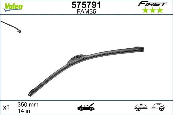 Купити 575791 VALEO Щітка-двірник лобового скла, пасажирська
