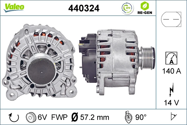 Купити 440324 VALEO Генератор
