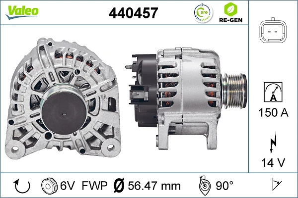 Купити 440457 VALEO Генератор