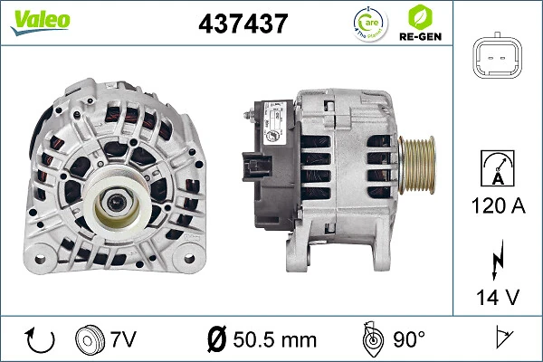 Купити 437437 VALEO Генератор