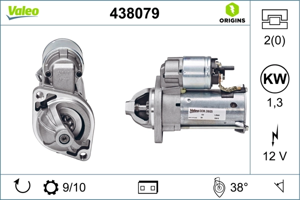 Купити 438079 VALEO Стартер