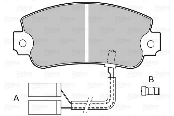 Передні тормозні колодки 95202880 General Motors
