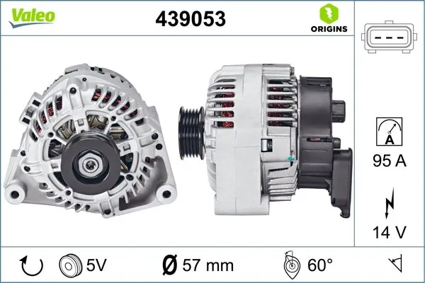 Купити 439053 VALEO Генератор