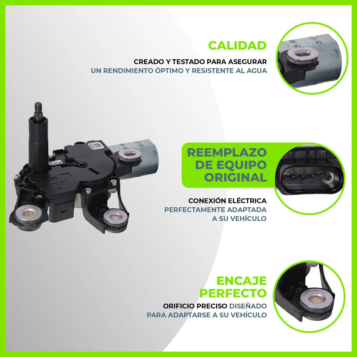 Моторчик заднього склоочисника 582687 VALEO