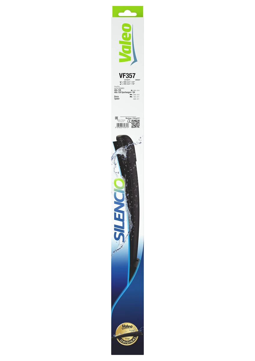 Щітка-двірник лобового скла, комплект з 2-х шт. VALEO 574371 ціна, від 23.94 USD
