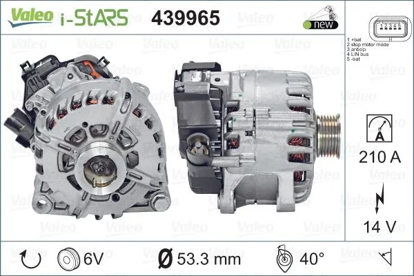 Купити 439965 VALEO Генератор